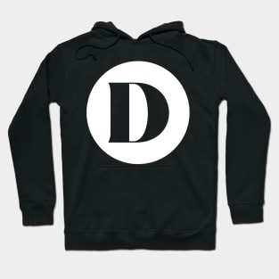 D (Letter Initial Monogram) Hoodie